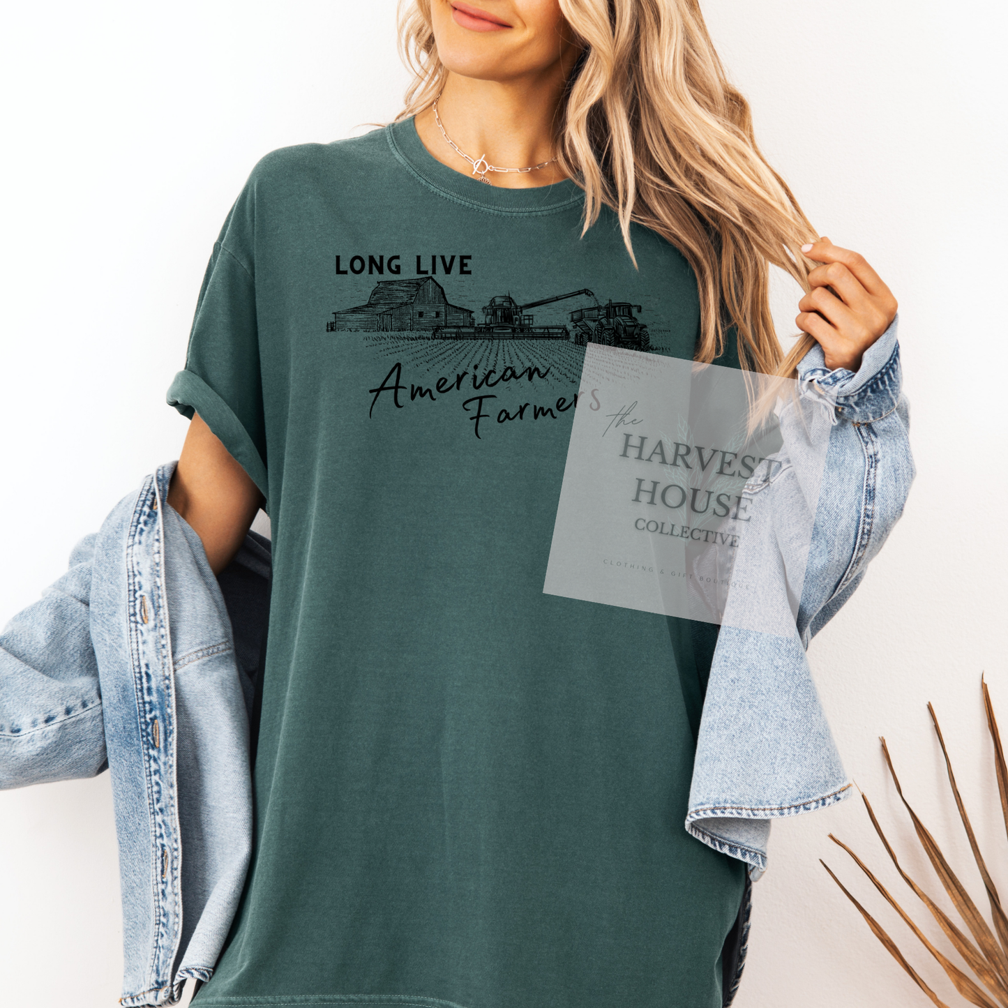Long Live American Farmers Comfort Color Tee