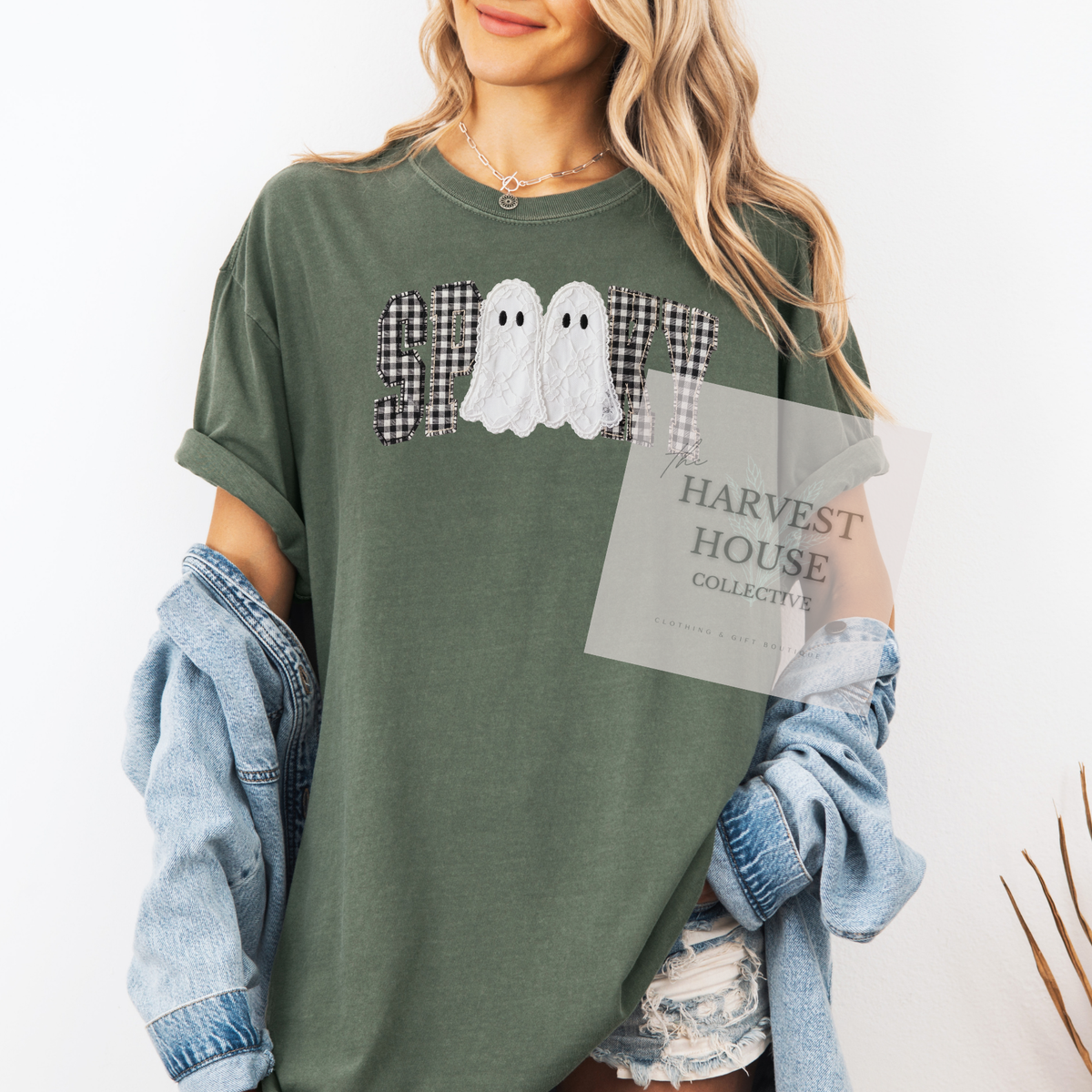 Faux Lace Spooky Shirt
