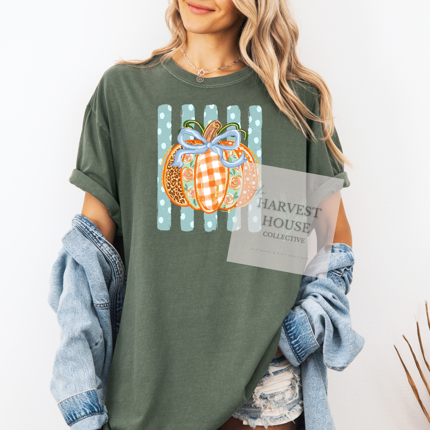 Polka Dot Pumpkin Tee