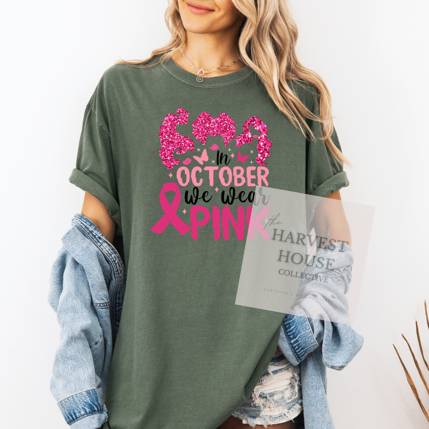 We Wear Pink Comfort Color Tee