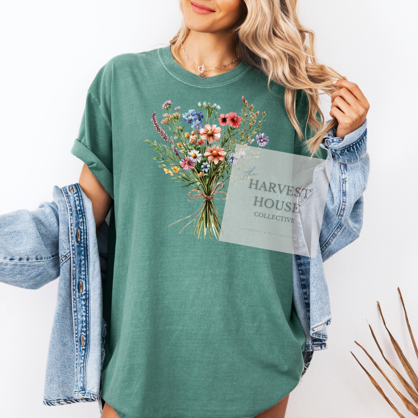 Floral Bouquet Comfort Color Tee