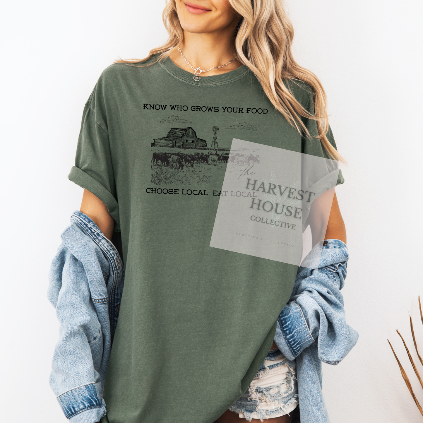 Know Who Grows Your Food Comfort Color Tee