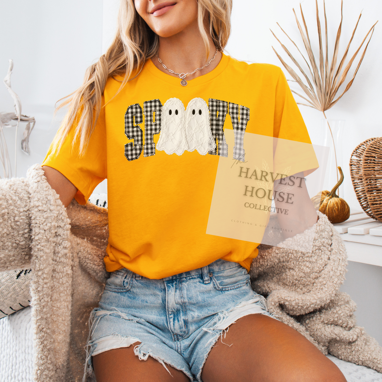 Faux Lace Spooky Shirt