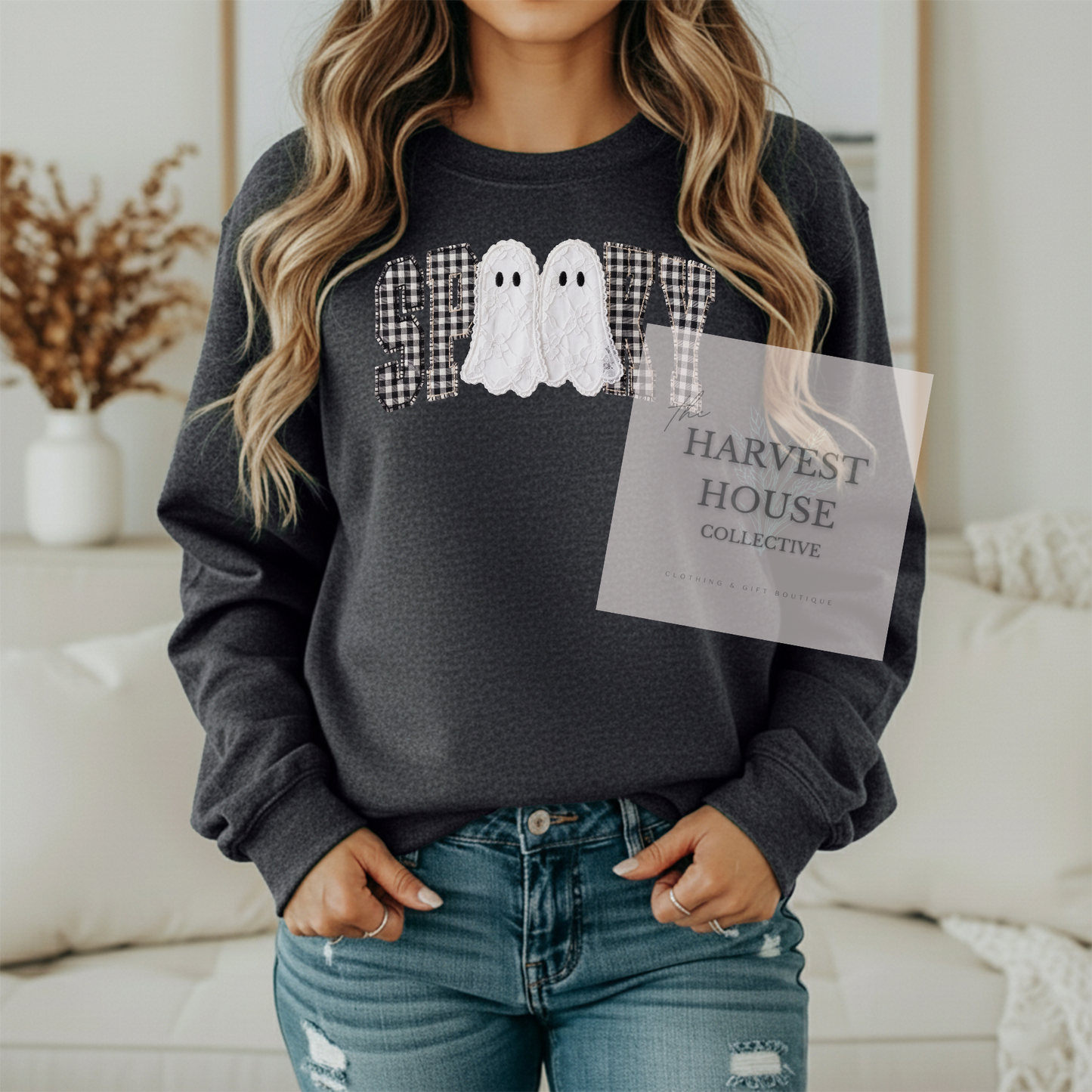 Faux Lace Spooky Shirt