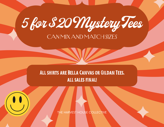5 for $20 Mystery Tees