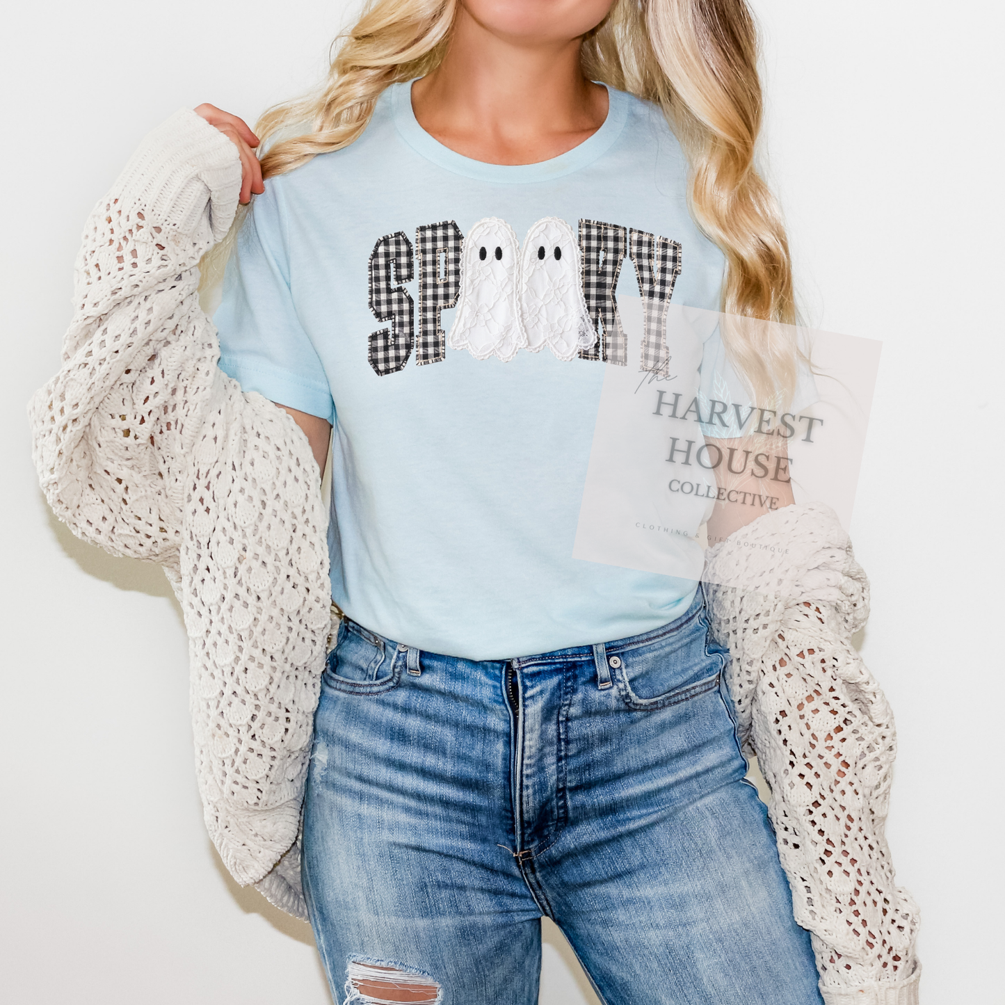 Faux Lace Spooky Shirt
