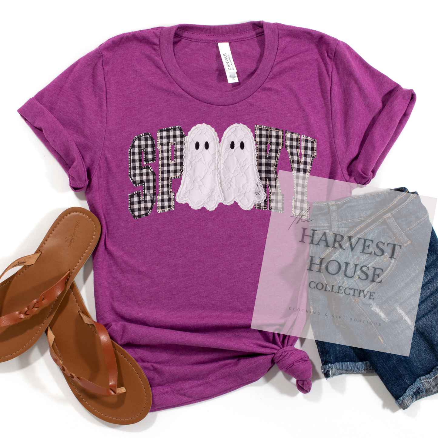 Faux Lace Spooky Shirt
