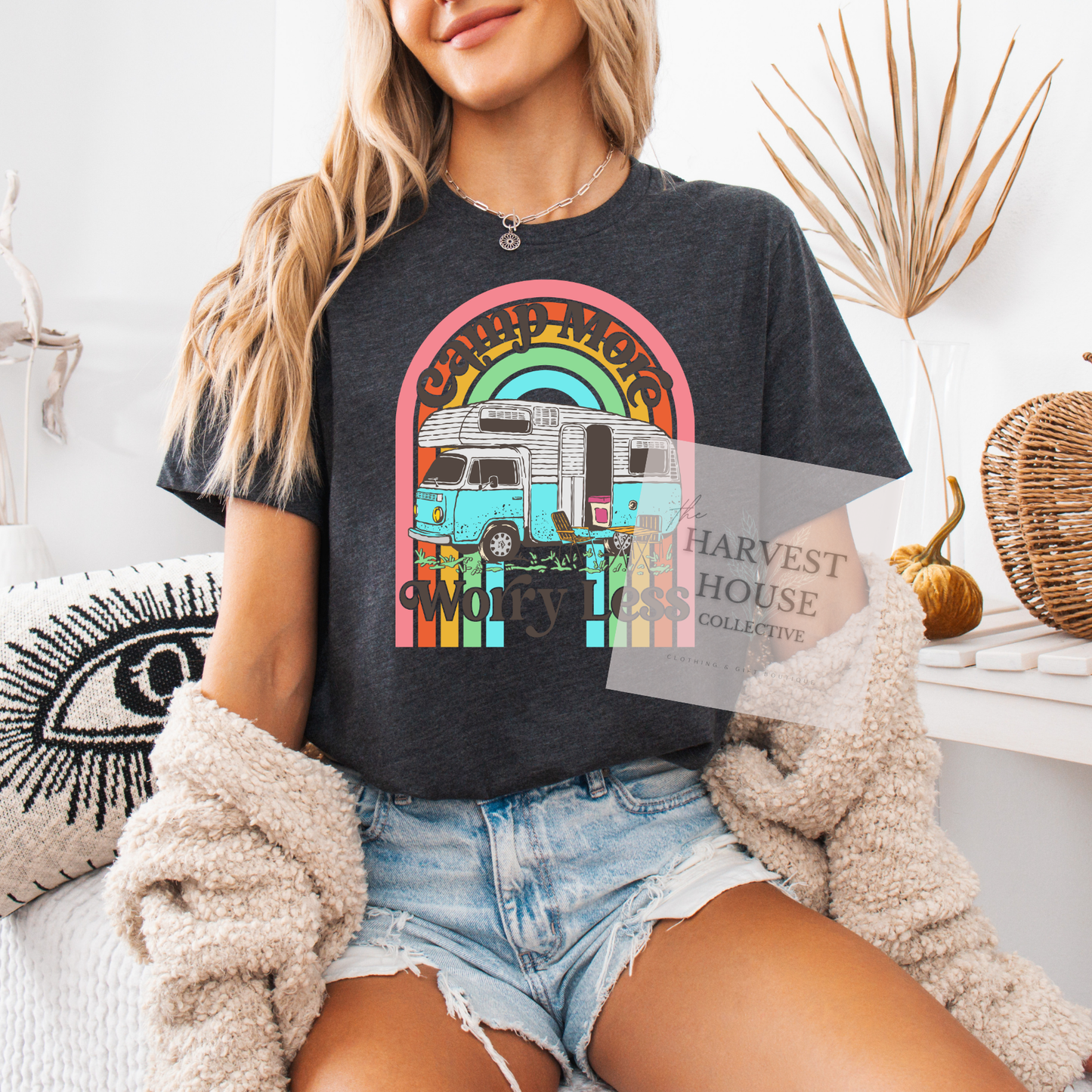 Camp More Worry Less Bella Canvas Tee