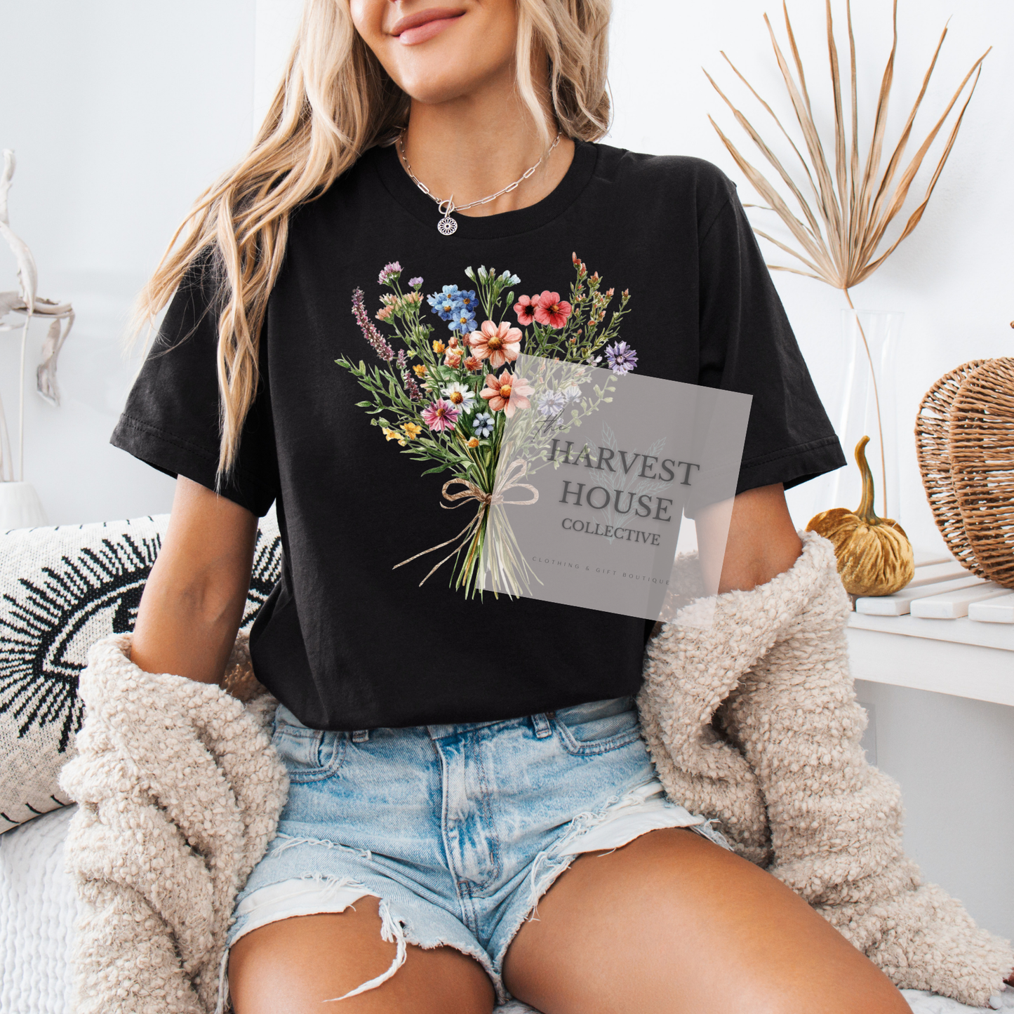 Floral Bouquet Bella Canvas Tee