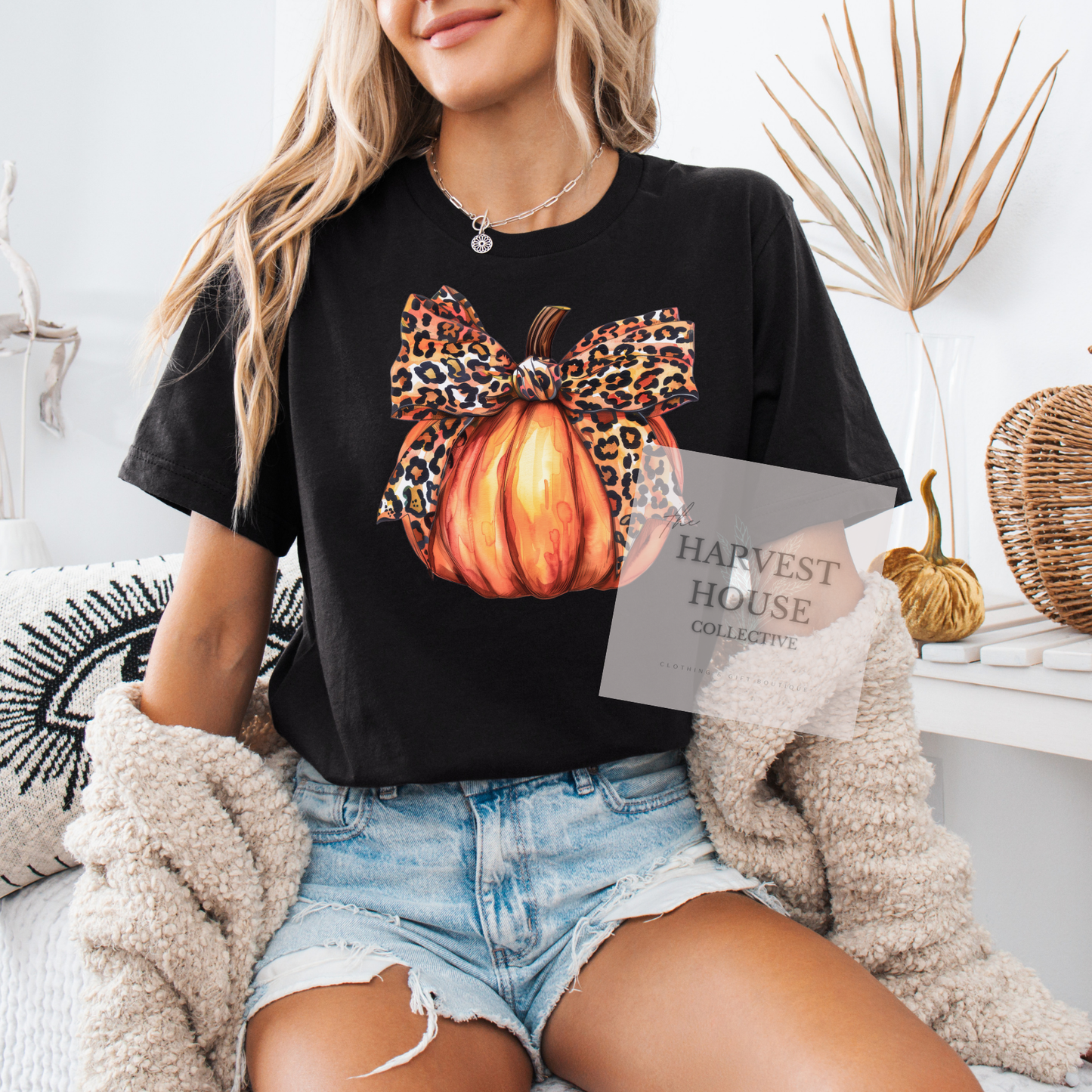 Leopard Pumpkin Tee