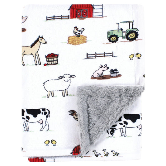 Farm Animal Baby Blanket