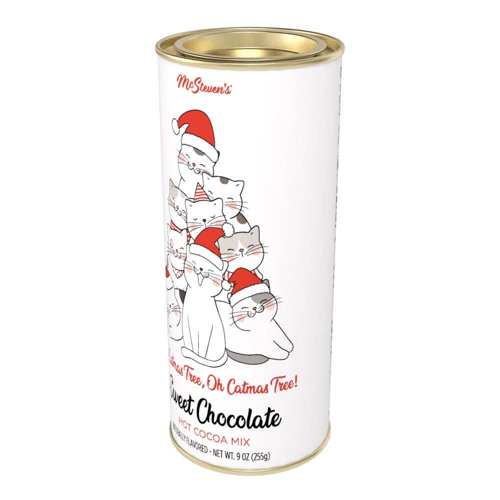 Oh Catmas Tree! Holiday Chocolate Cocoa (9oz Tins)