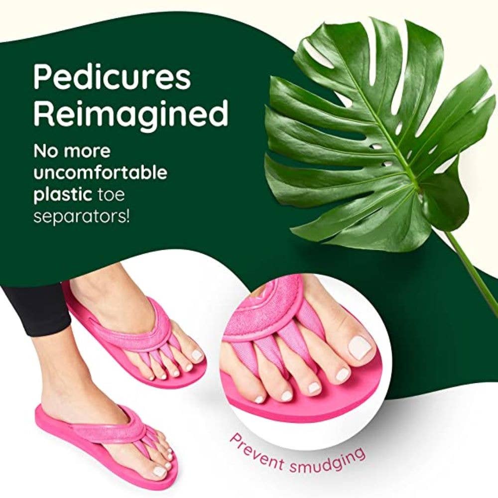 Fuchsia  Women's Yoga Toe Separator Sandals