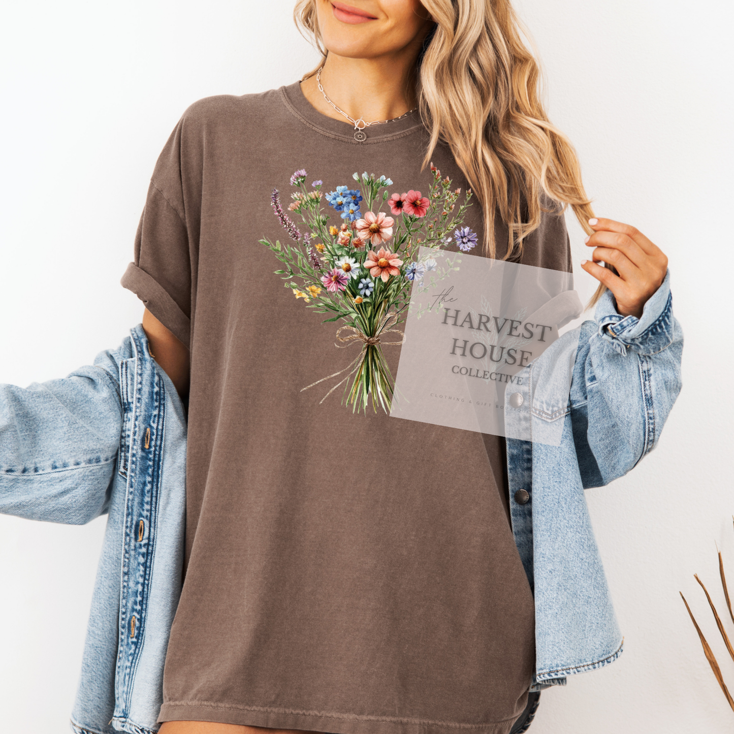 Floral Bouquet Comfort Color Tee