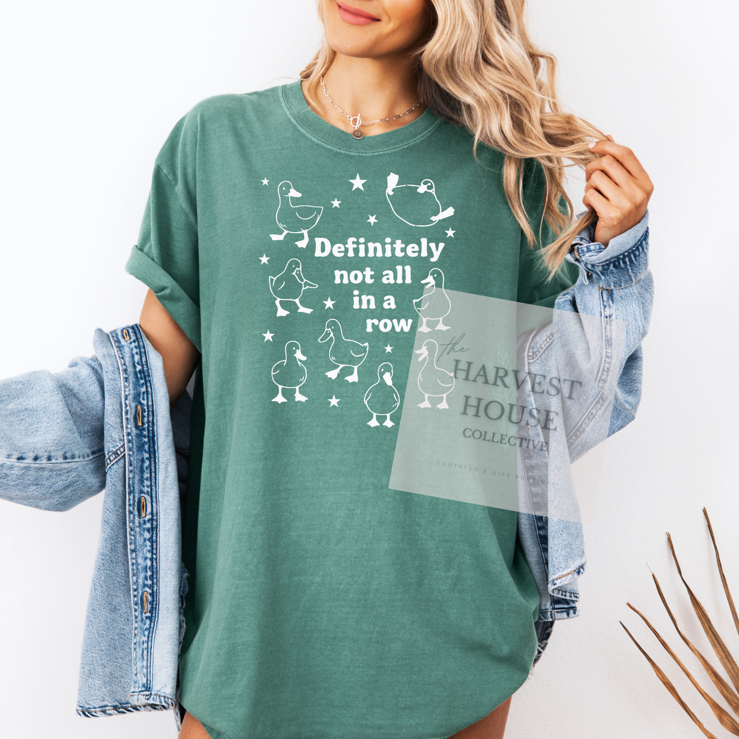 Ducks In A Row Comfort Color Tee