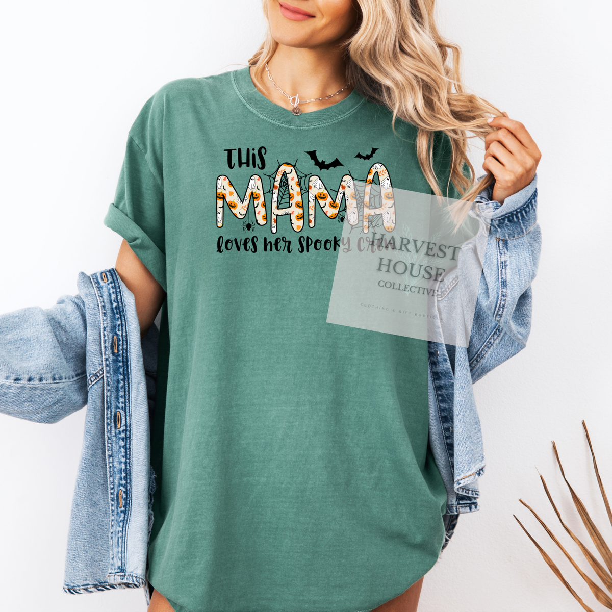 This Mama Loves Her Spooky Crew Tee