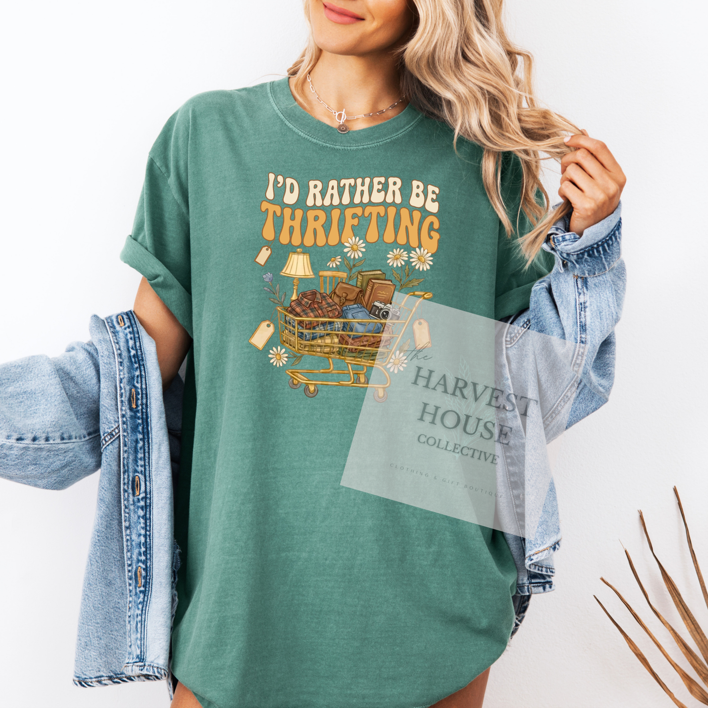 I'd Rather Be Thrifting Comfort Color Tee