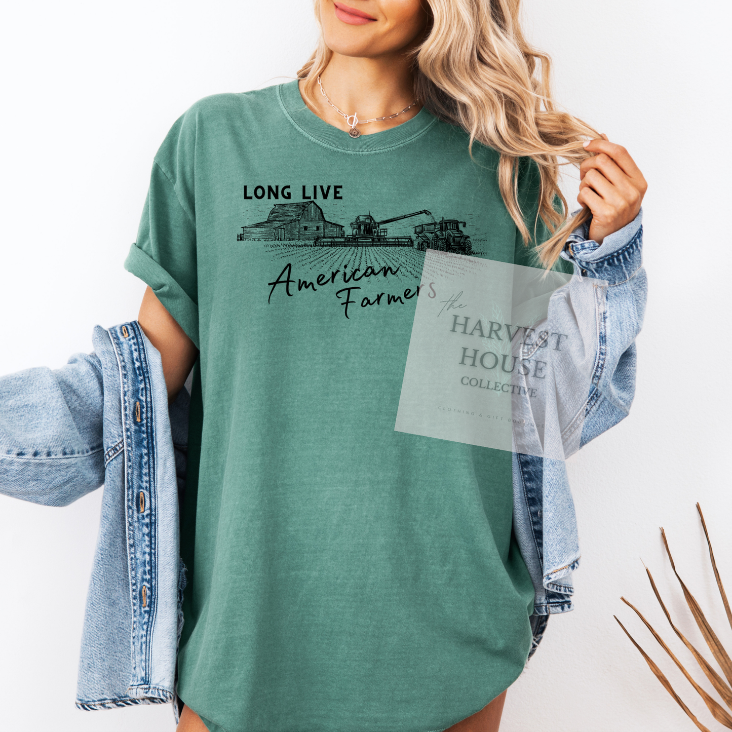Long Live American Farmers Comfort Color Tee