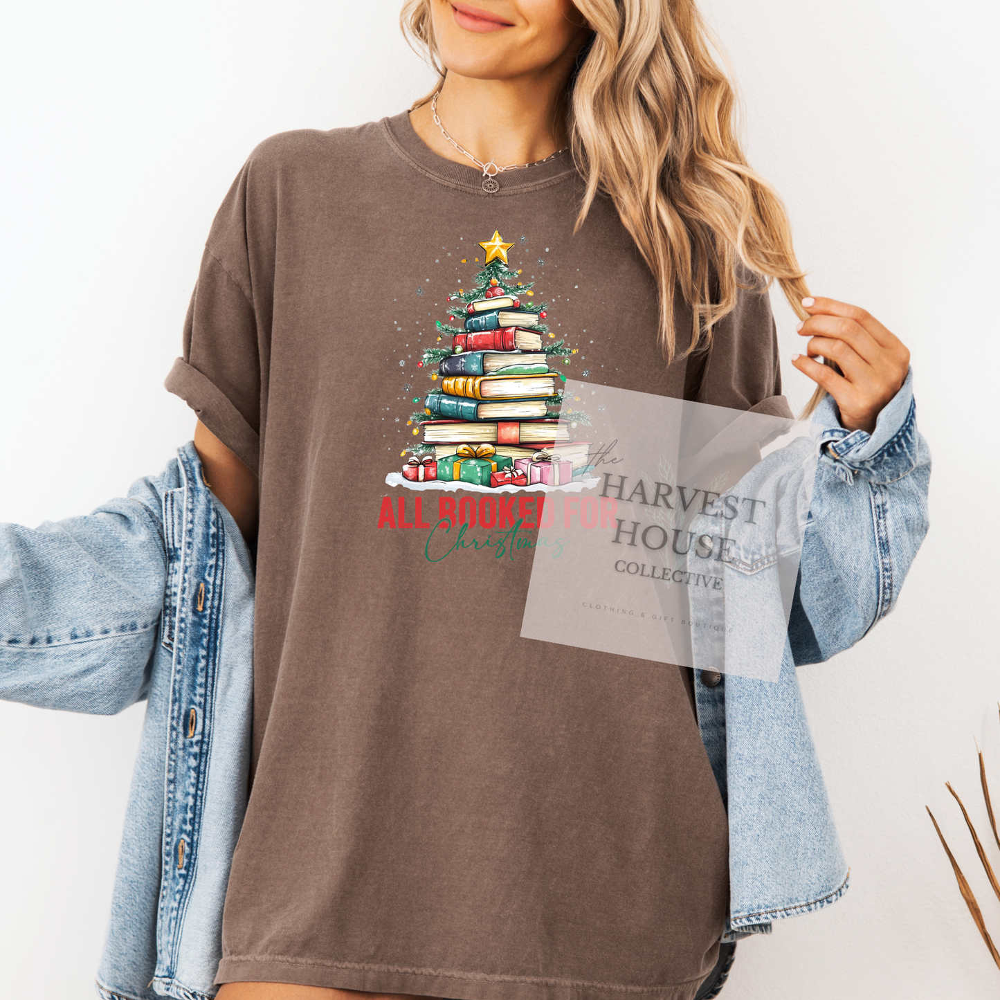 All Booked For Christmas Shirt
