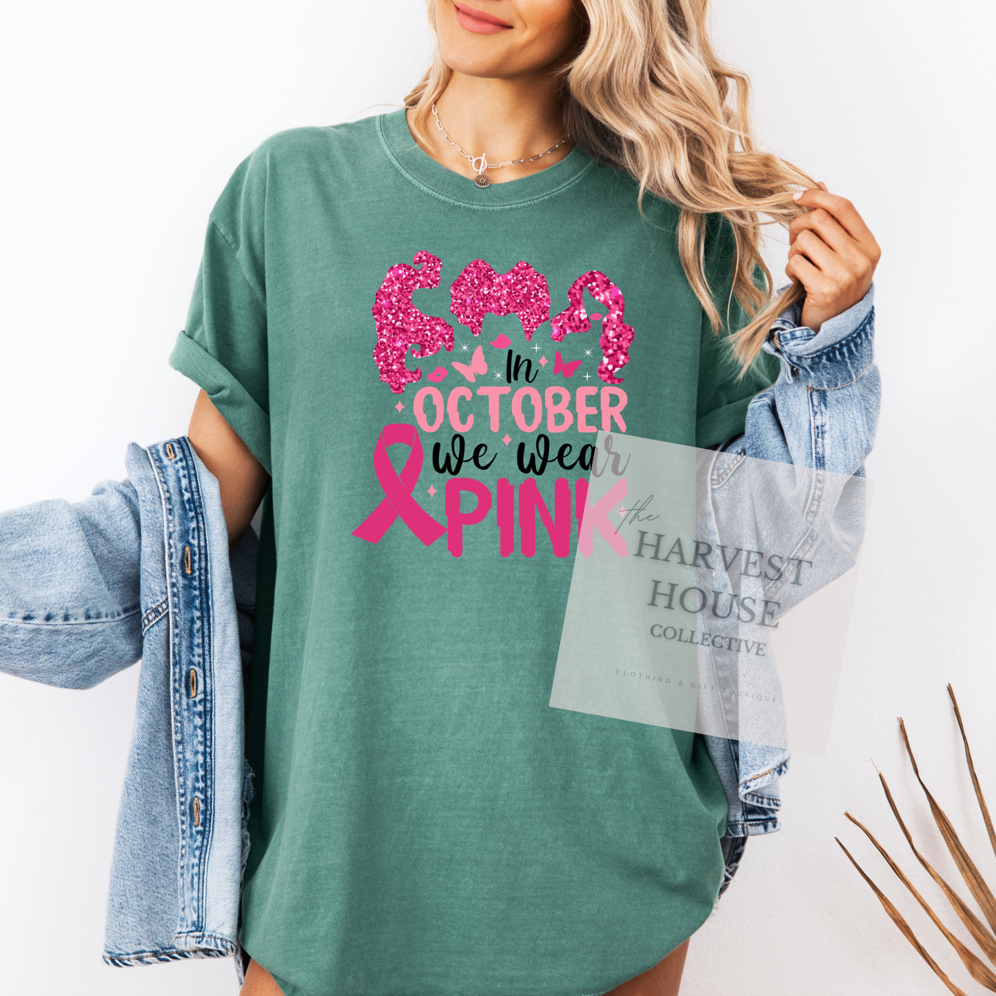 We Wear Pink Comfort Color Tee