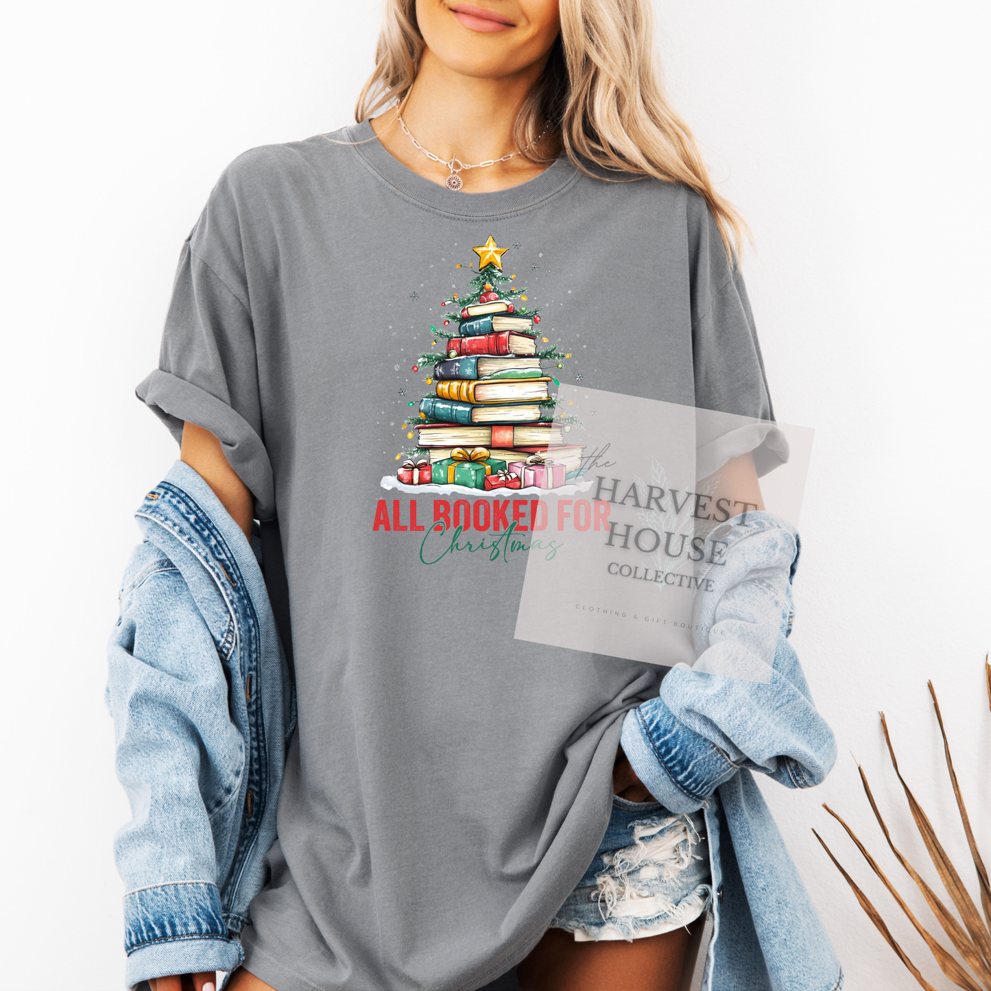 All Booked For Christmas Shirt