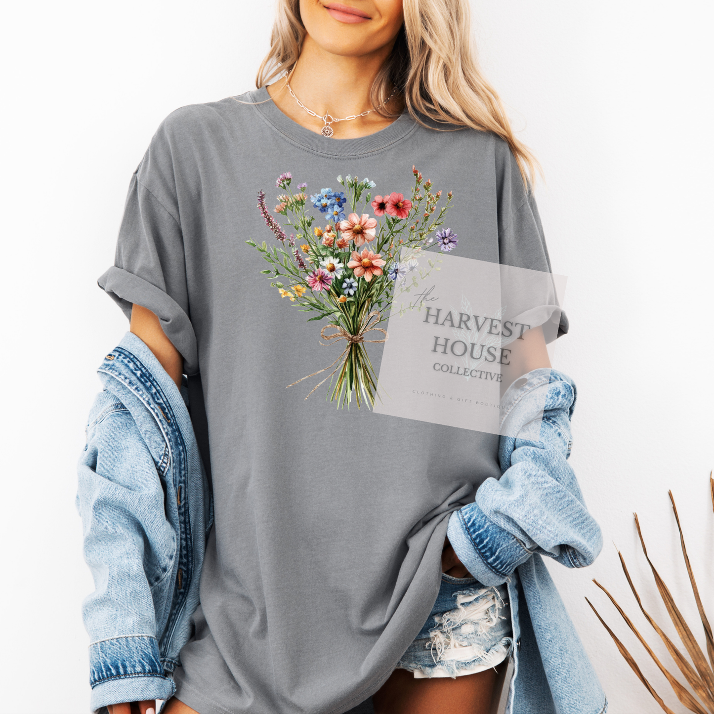 Floral Bouquet Comfort Color Tee
