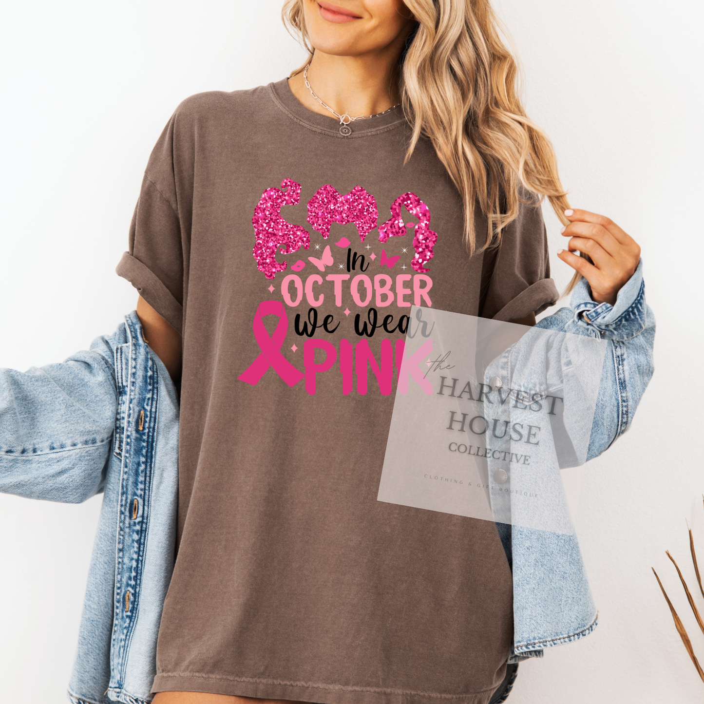 We Wear Pink Comfort Color Tee