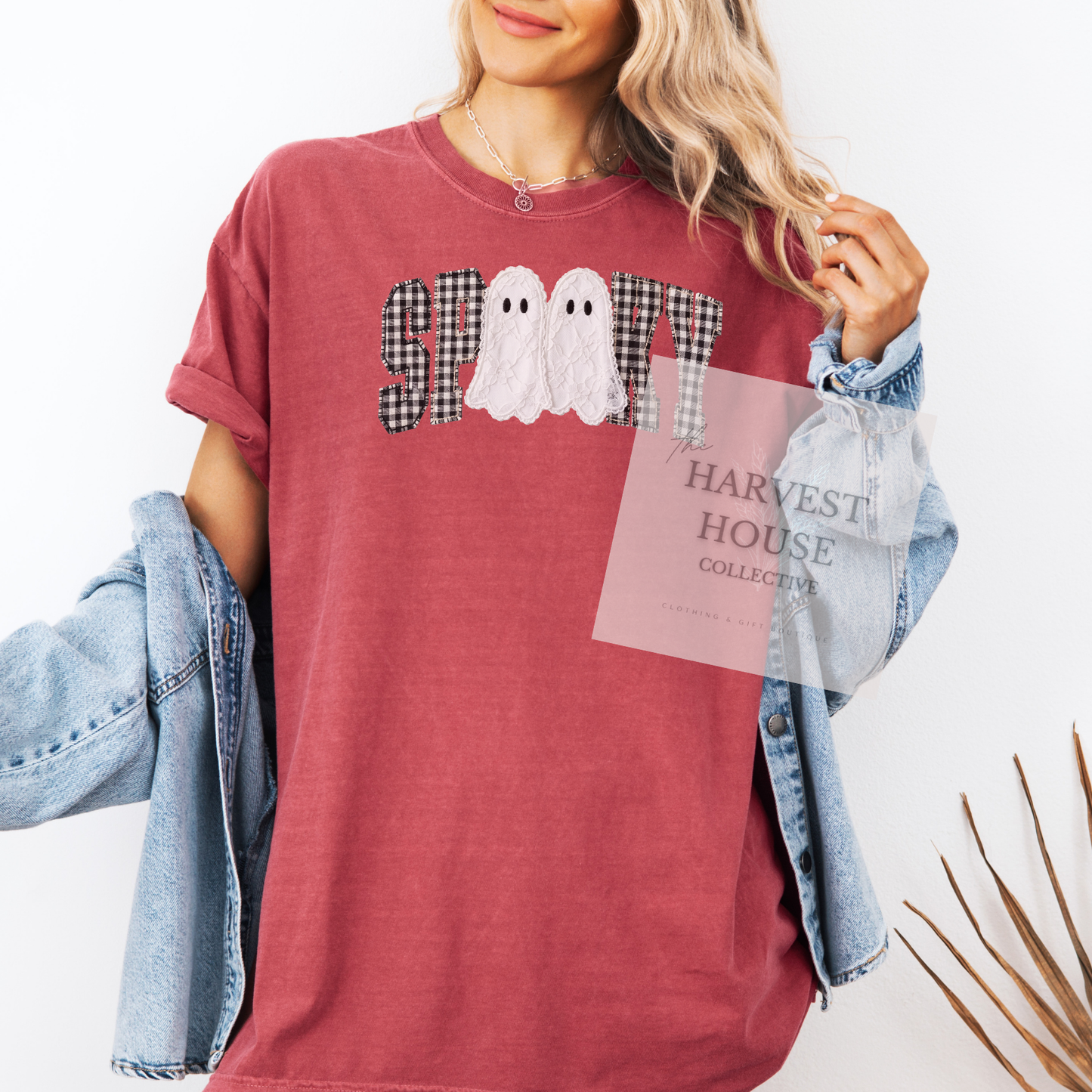 Faux Lace Spooky Shirt