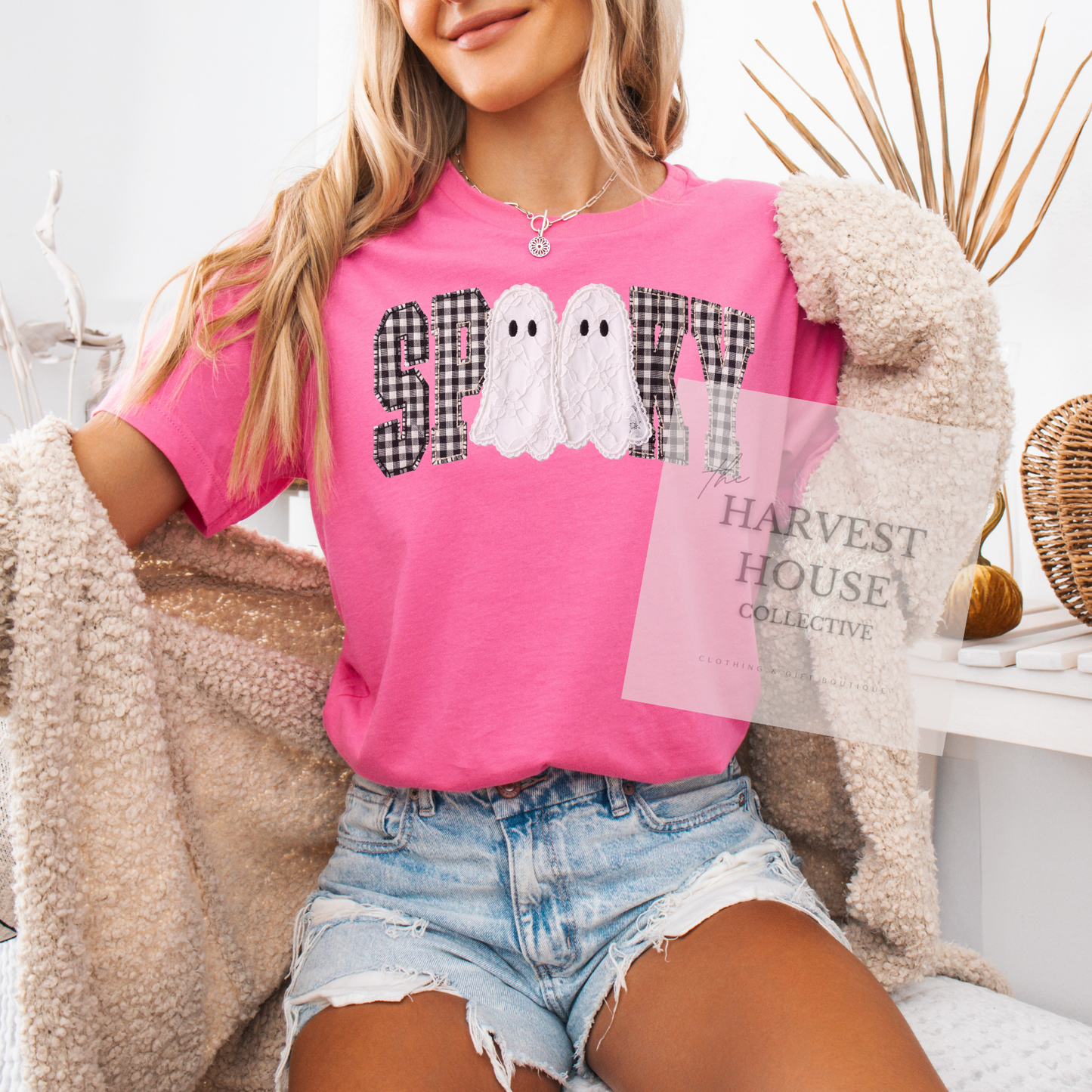 Faux Lace Spooky Shirt