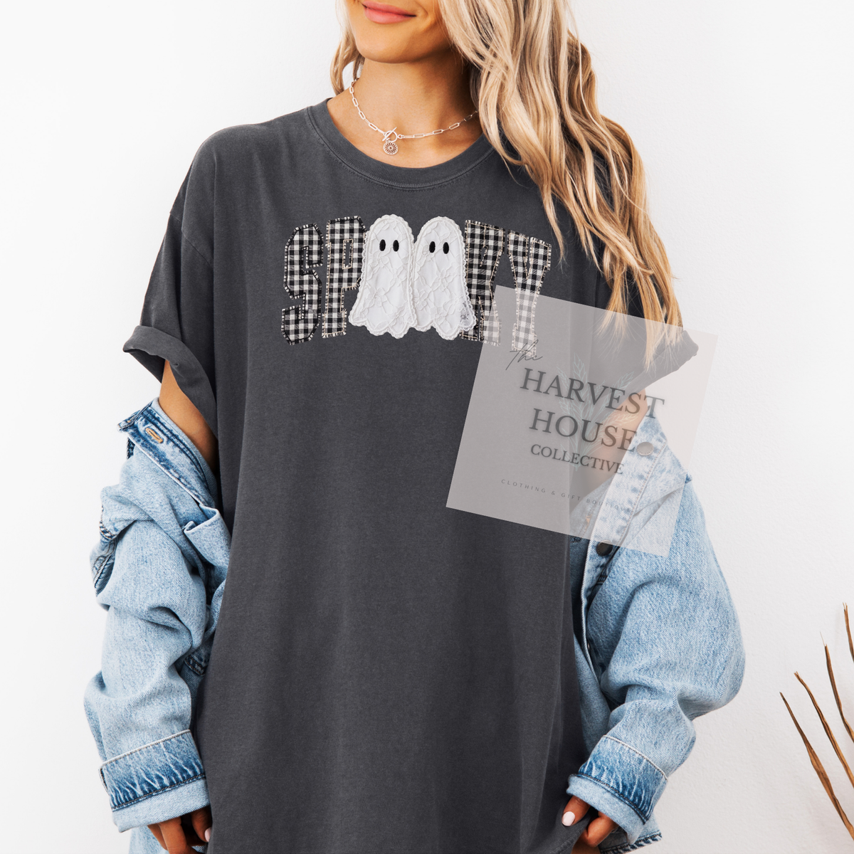 Faux Lace Spooky Shirt
