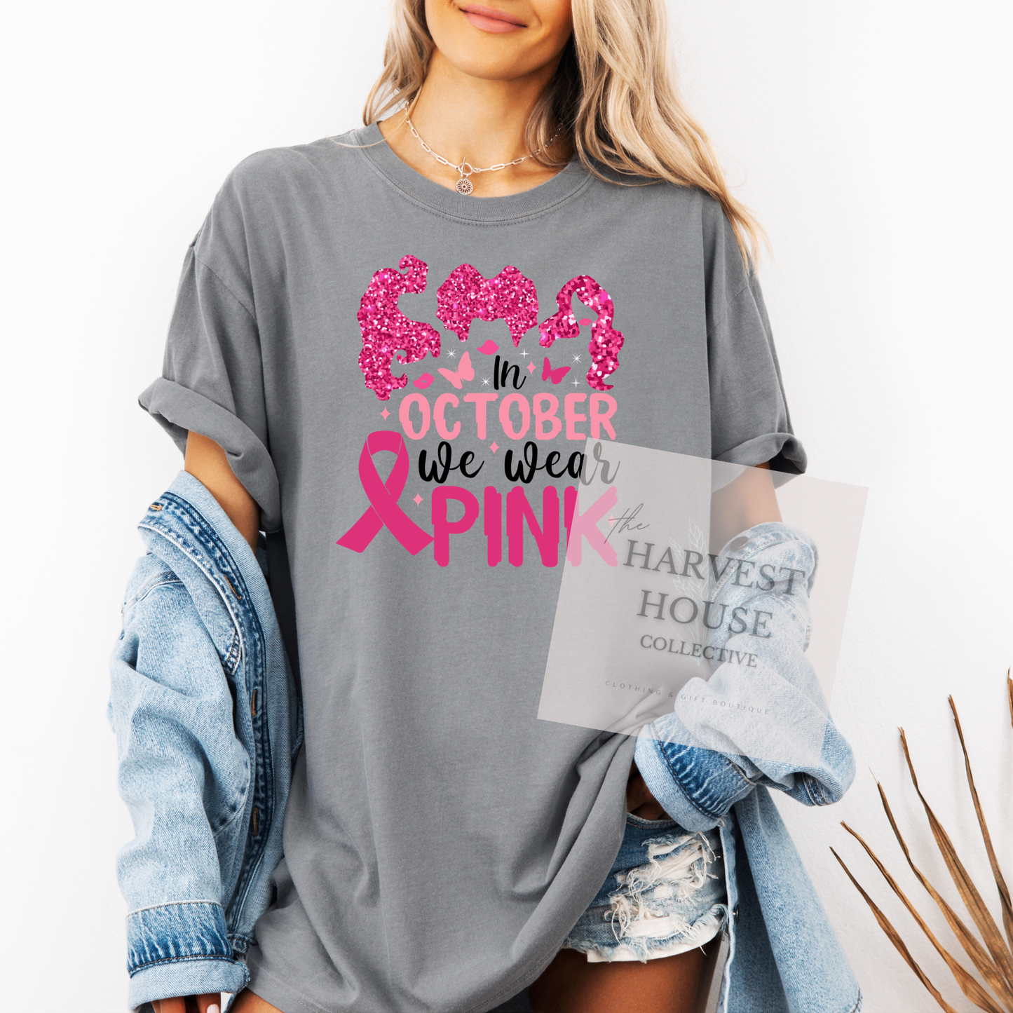 We Wear Pink Comfort Color Tee