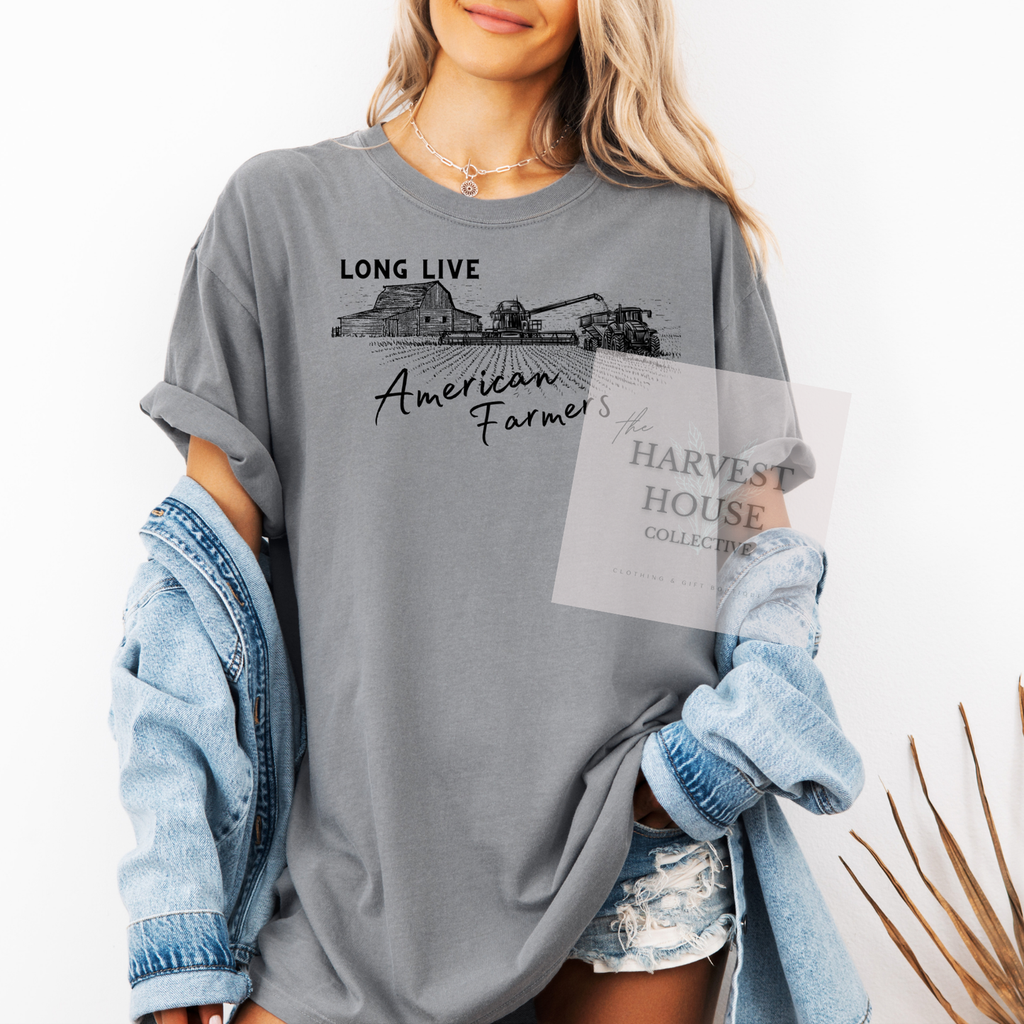 Long Live American Farmers Comfort Color Tee