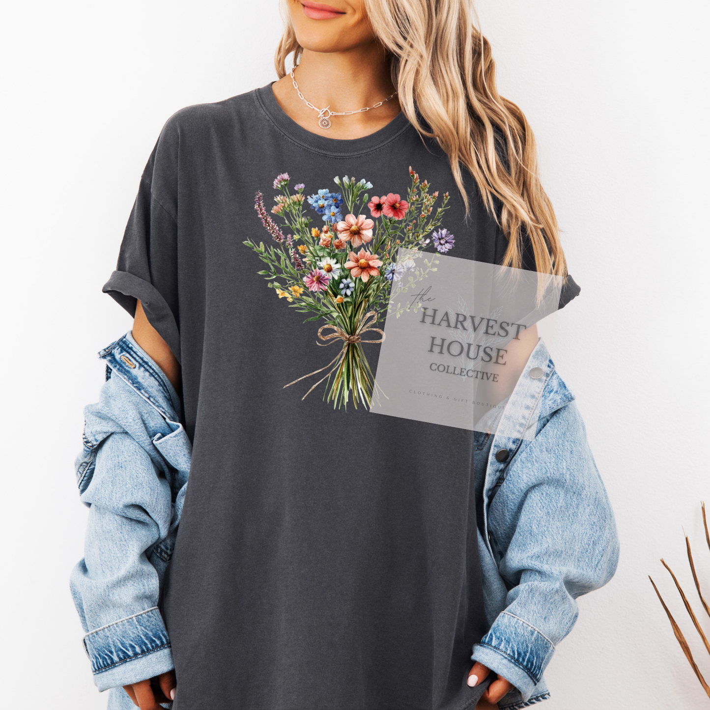 Floral Bouquet Comfort Color Tee
