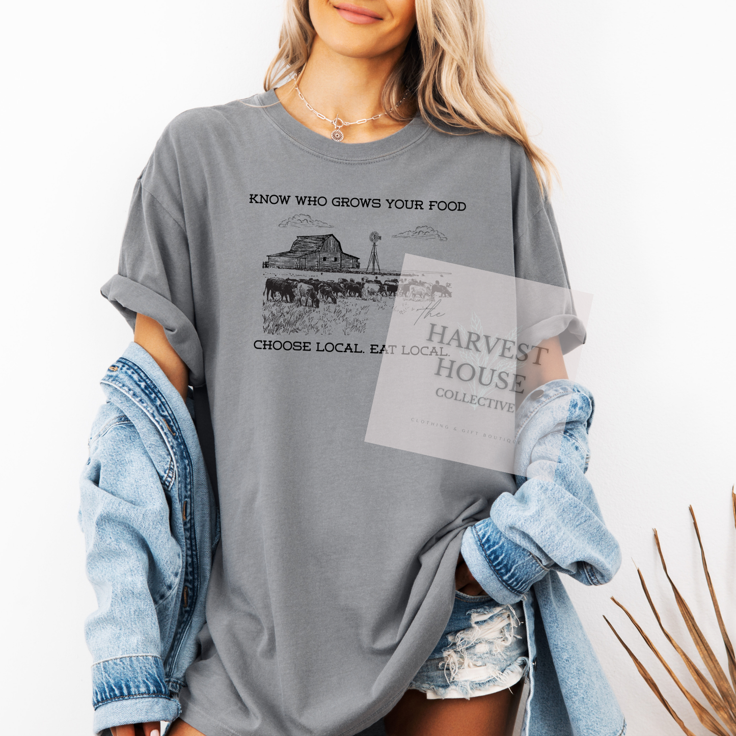 Know Who Grows Your Food Comfort Color Tee