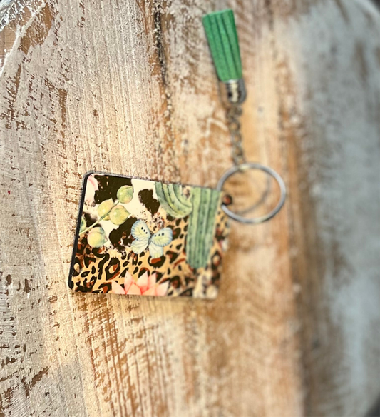 Succulent Keychain