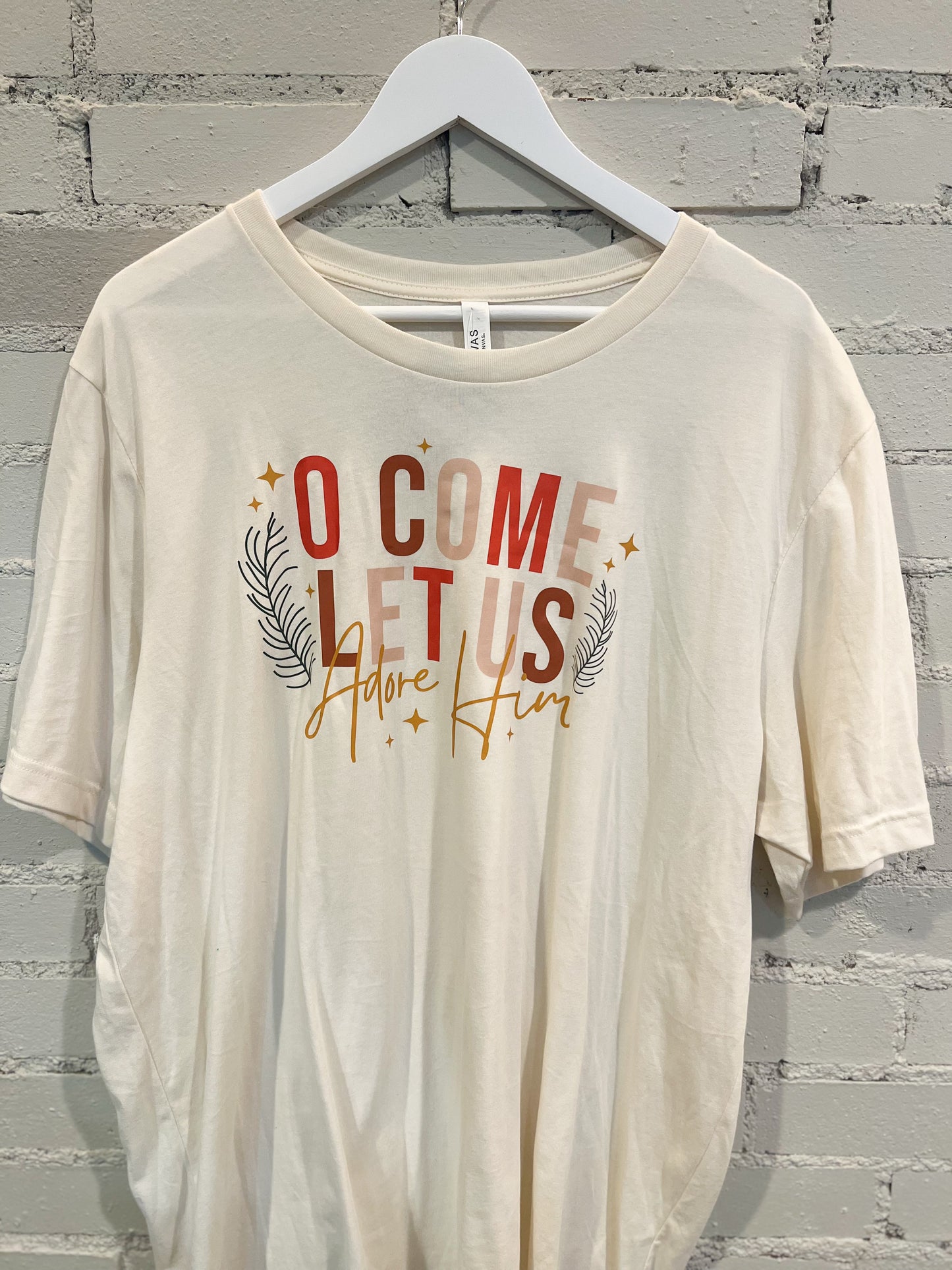 O Come Let Us Adore Him T-Shirt