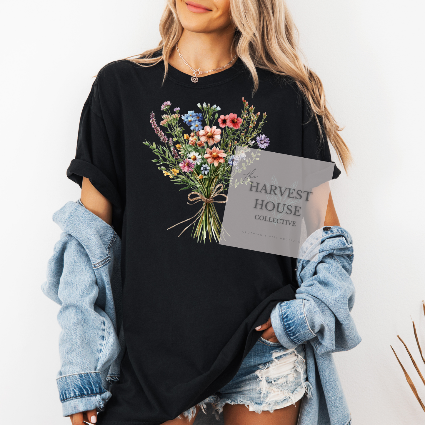 Floral Bouquet Comfort Color Tee