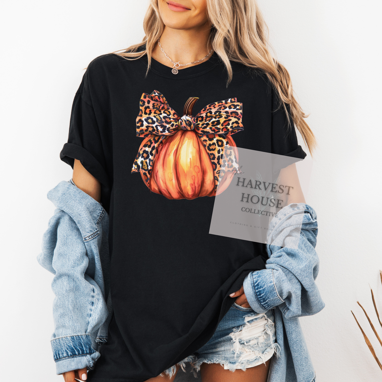 Leopard Pumpkin Shirt