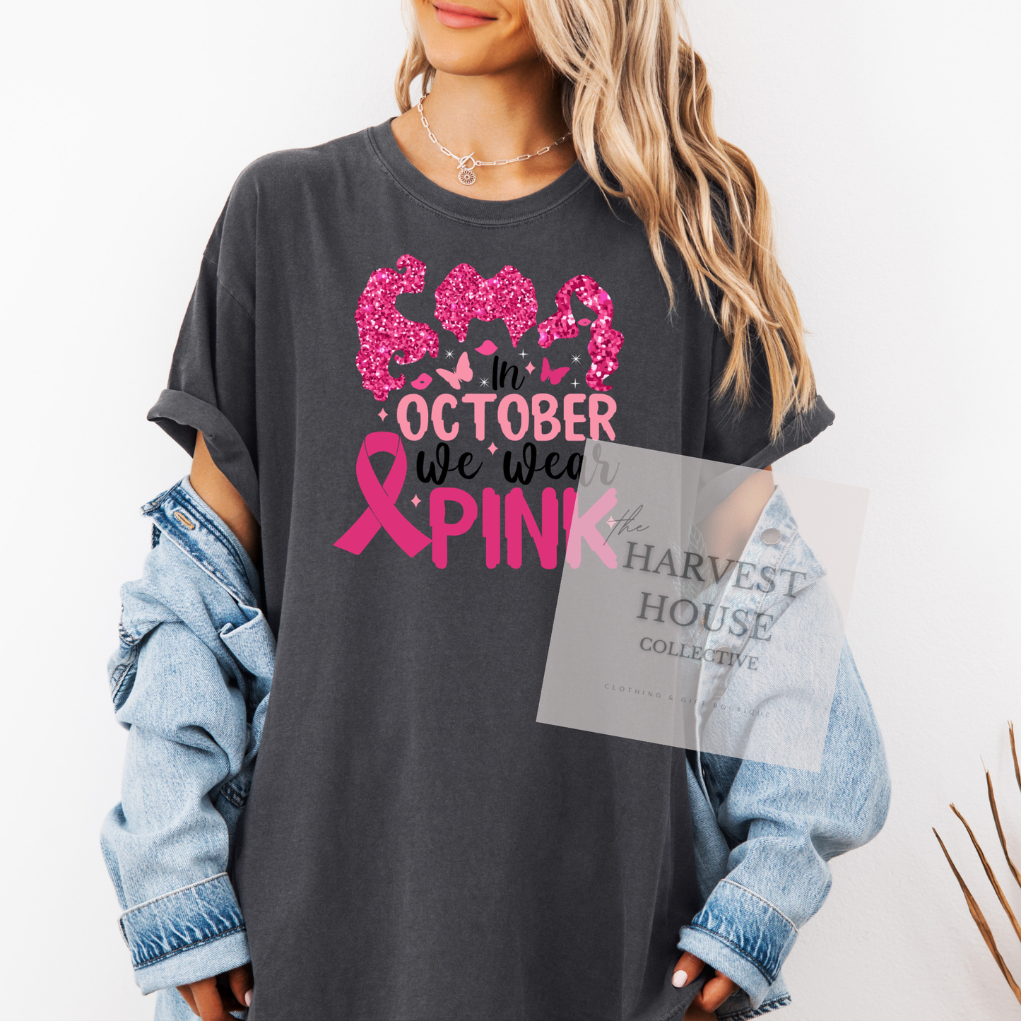 We Wear Pink Comfort Color Tee