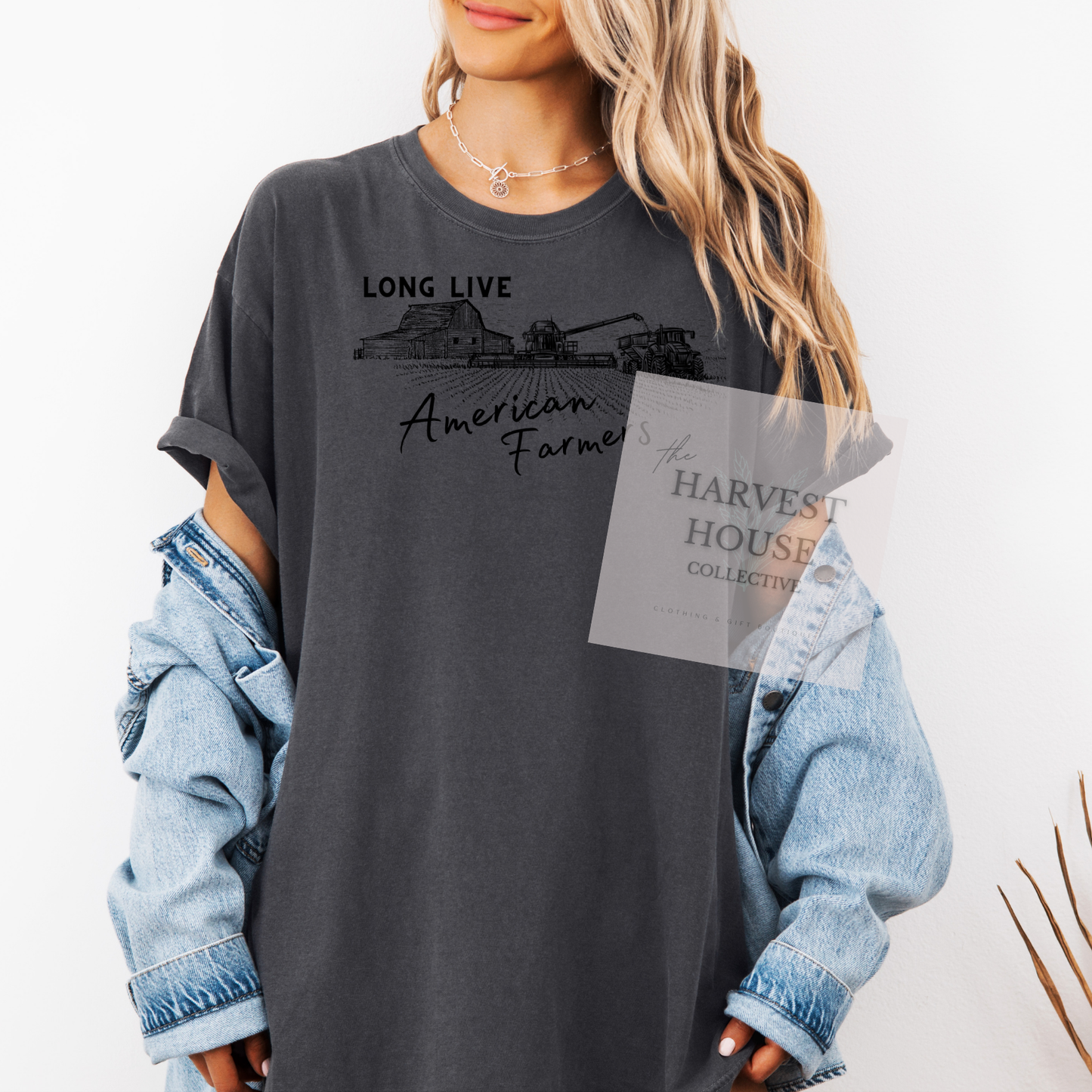 Long Live American Farmers Comfort Color Tee