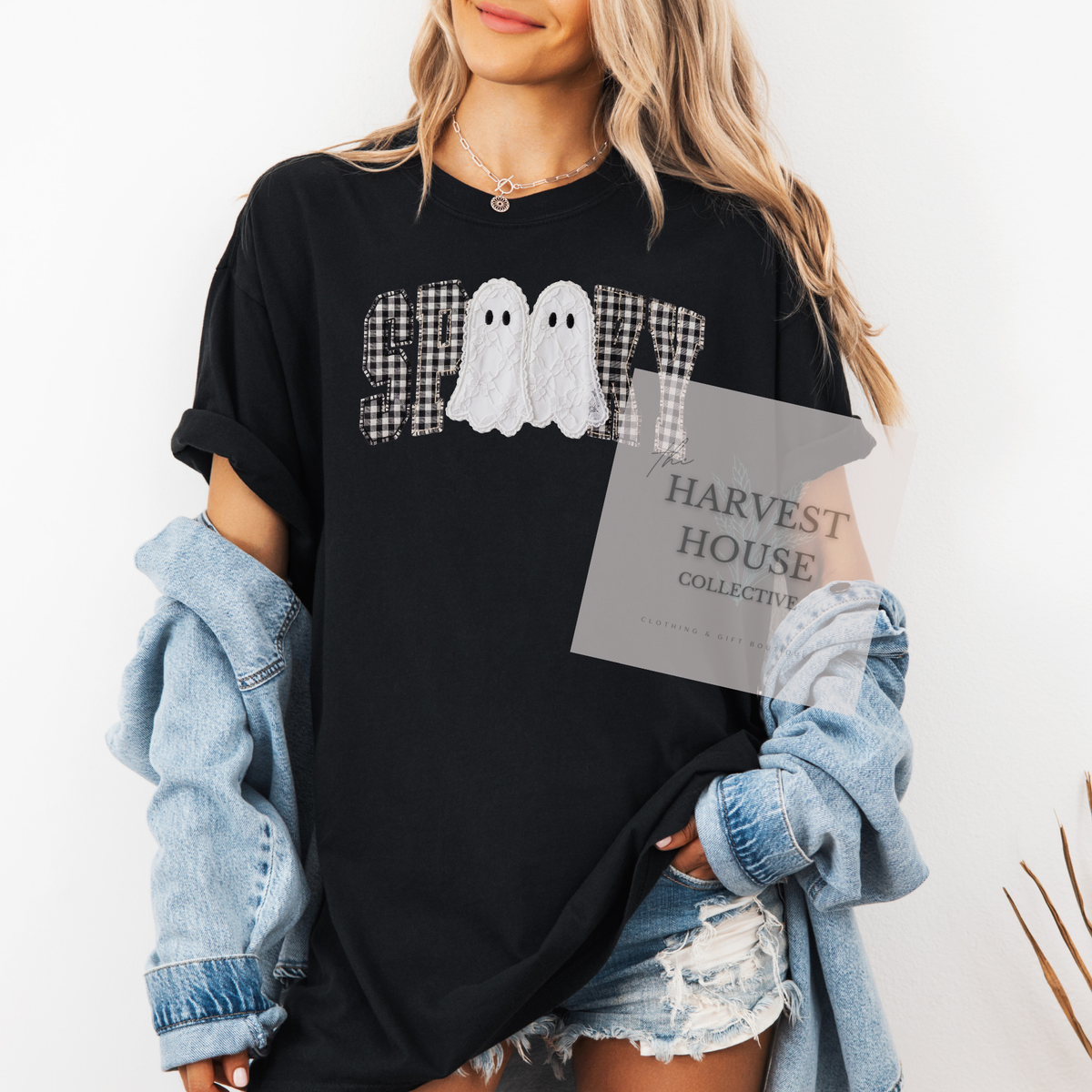 Faux Lace Spooky Shirt
