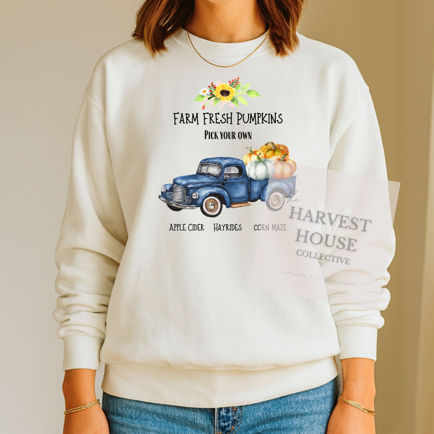 Farm Fresh Pumpkins Crewneck