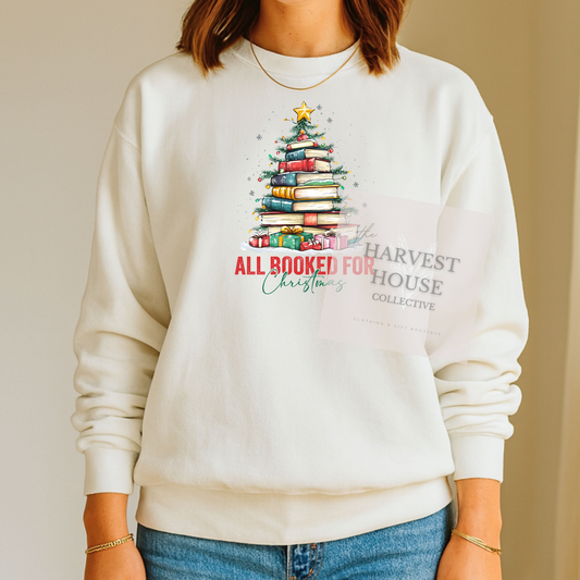 All Booked For Christmas Shirt