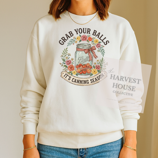 Canning Season Comfort Color Crewneck