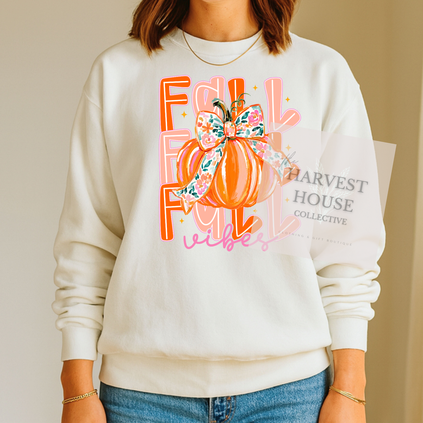 Orange Fall Comfort Colors Crewneck