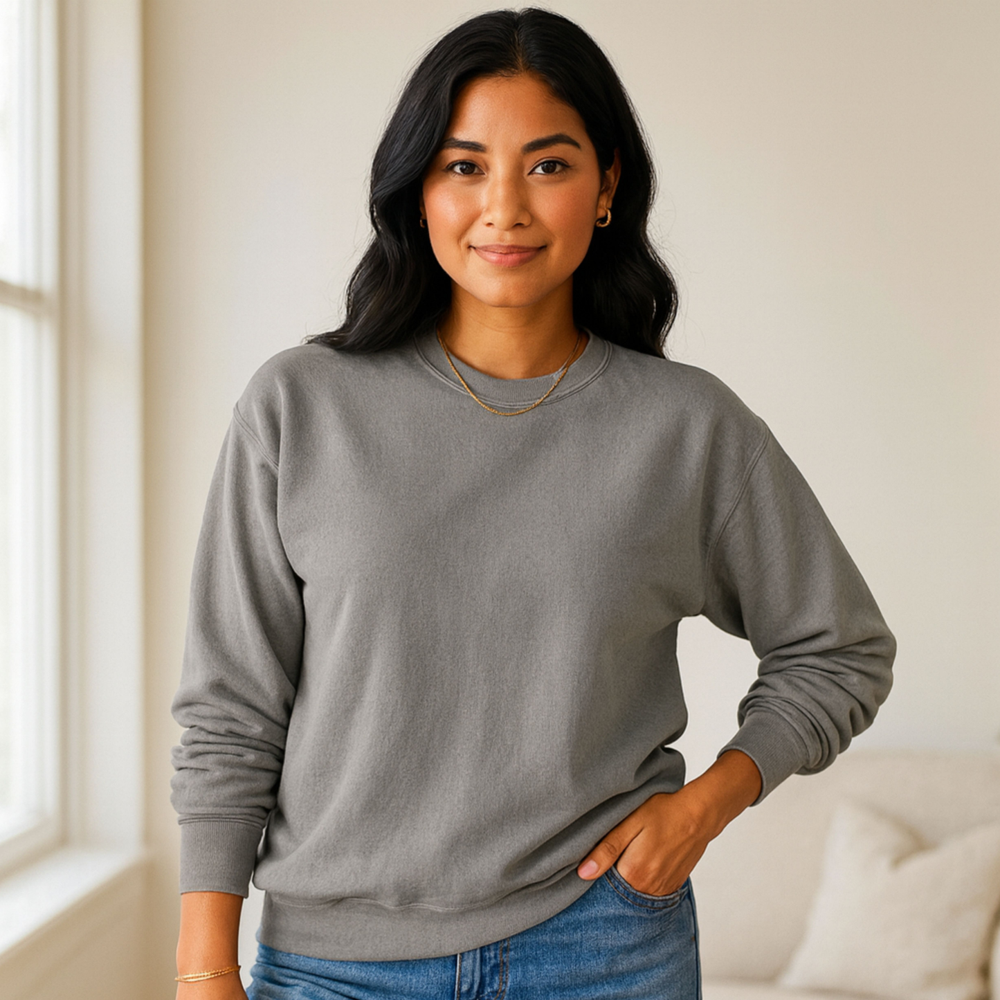 Orange Fall Comfort Colors Crewneck