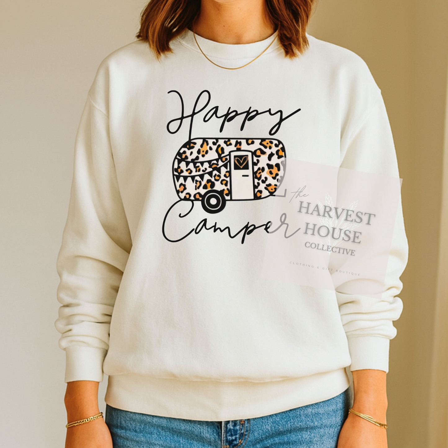 Happy Camper Comfort Color Crewneck