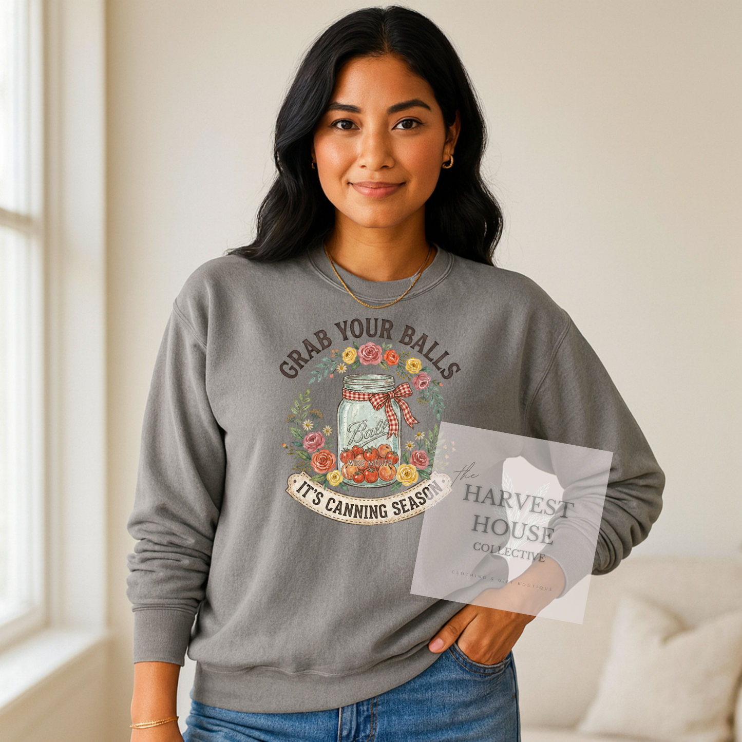 Canning Season Comfort Color Crewneck