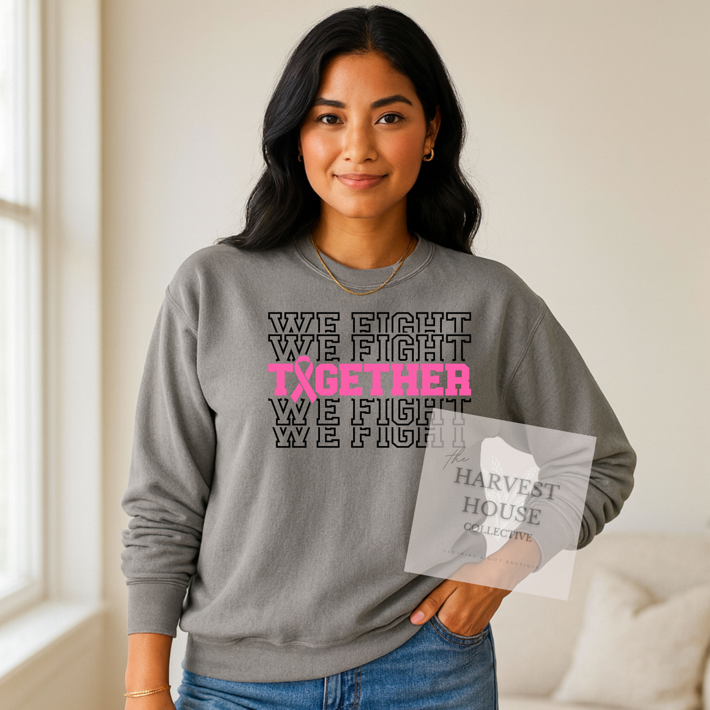 Together We Fight Comfort Color Crewneck
