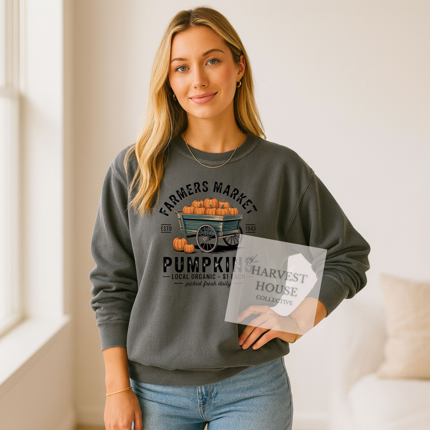 Farmers Market Comfort Colors Crewneck